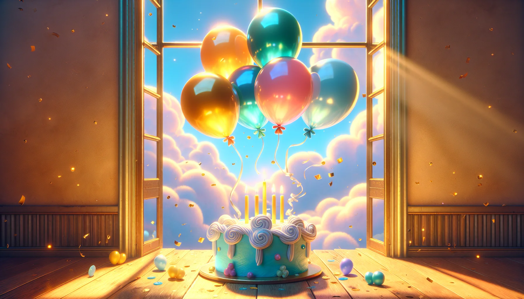 Hero image for Four ballons and three candles!