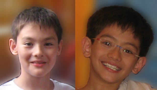 Anthony and Ernest on their 10th birthday