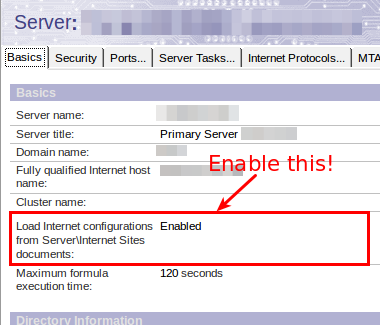 Configure to load config from Internet sites