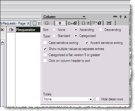 Categorized by requestor Categorized by requestor