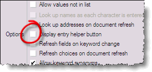Disable Entry Helper Button Disable Entry Helper Button
